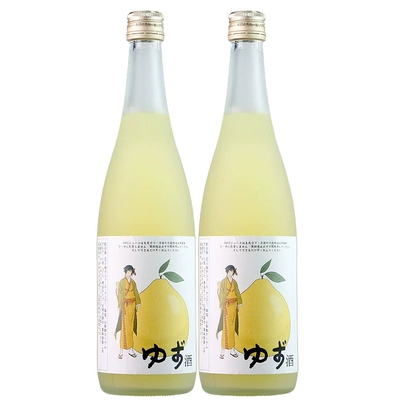 升禧 海盐柚子酒7度果酒日本日料酒女士低度甜酒微醺少女6支整箱