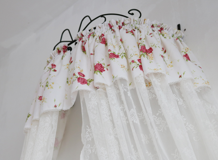 Jin huang gốc ins cô gái giường Công Chúa phong cách nhà 1.2 m giường đơn giản Bắc Âu giường rèm rèm giường 幔