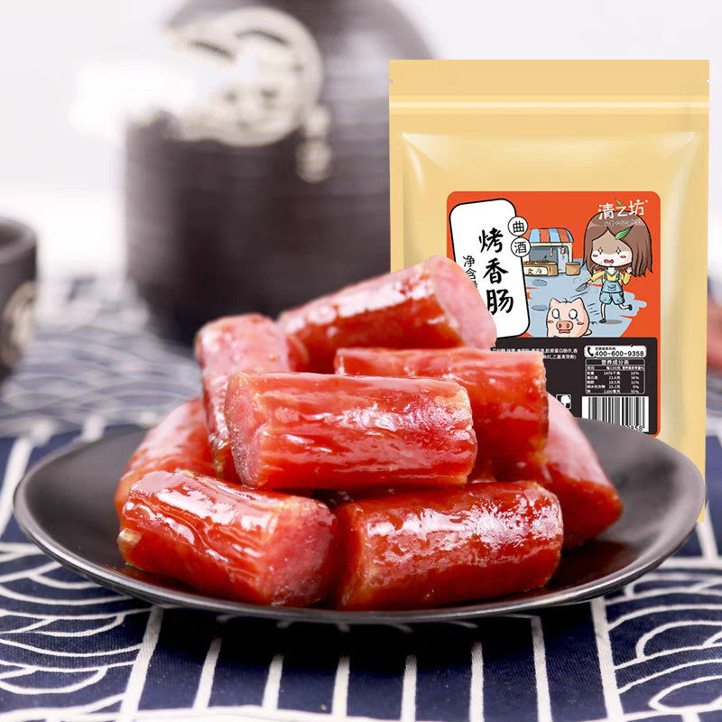 Snacks Specialty Honey XO sauce Koji sausage 200g independent small package ready-to-eat sausage honey sausage