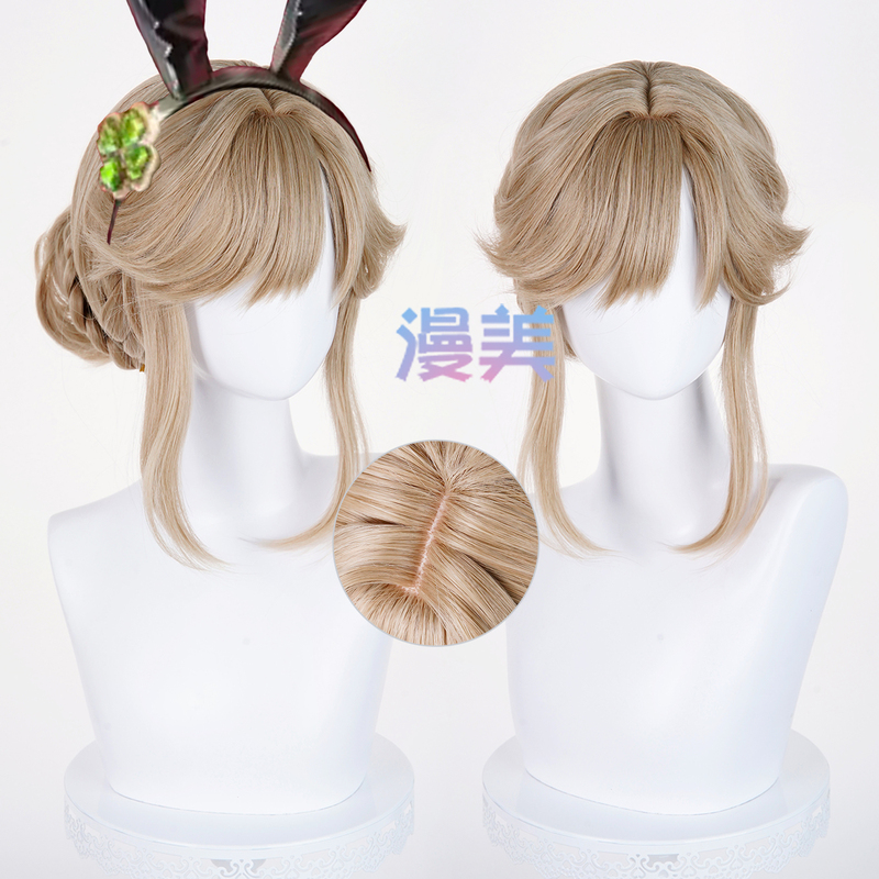 Manga-Style Nikke Goddess of Victory Ed Cosplay Wig Bunny Girl Scalp Top Tiger Mouth Hair Clip
