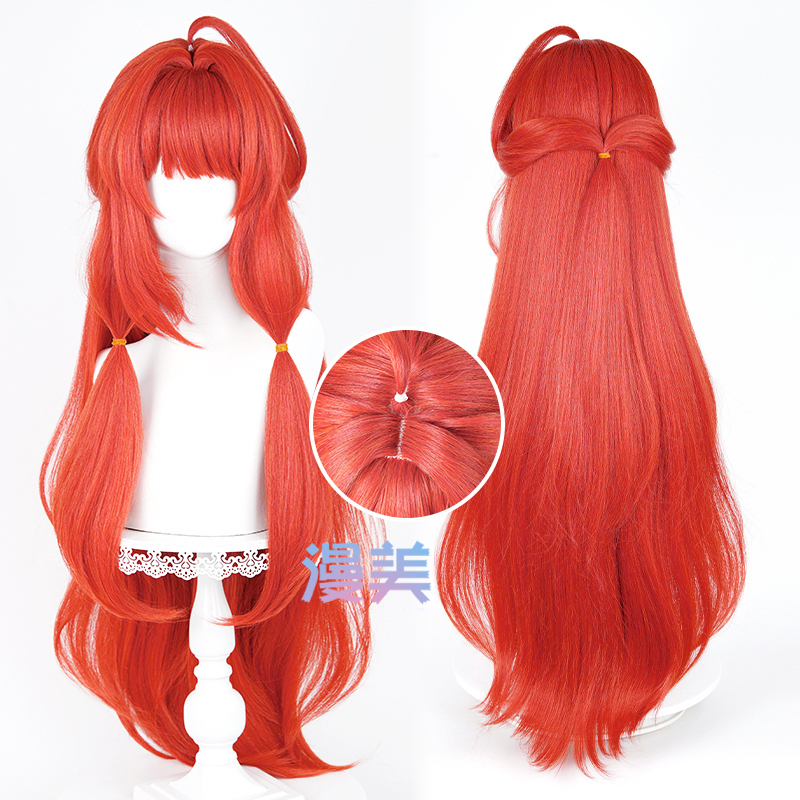 Manmei Dragon Clan Kassel's Gate Uesugi Eri Cosplay Wig Realistic Scalp Top Special Mixed Color
