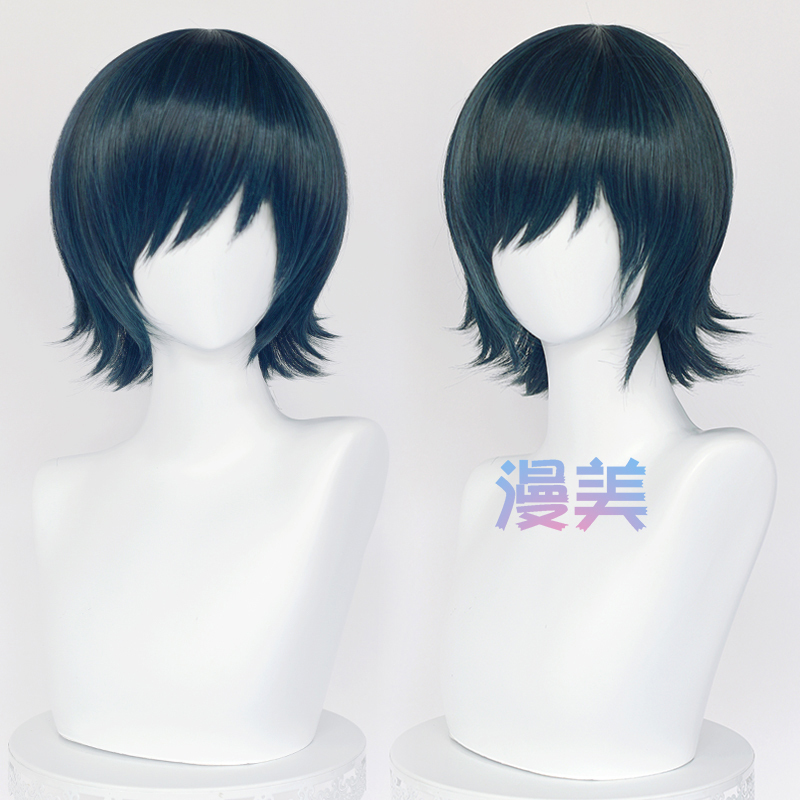 Anime Chainsaw Man Chainsaw Man Hiyori Cosplay Wig Special Mixed Color Realistic Top Flipped-Up Style