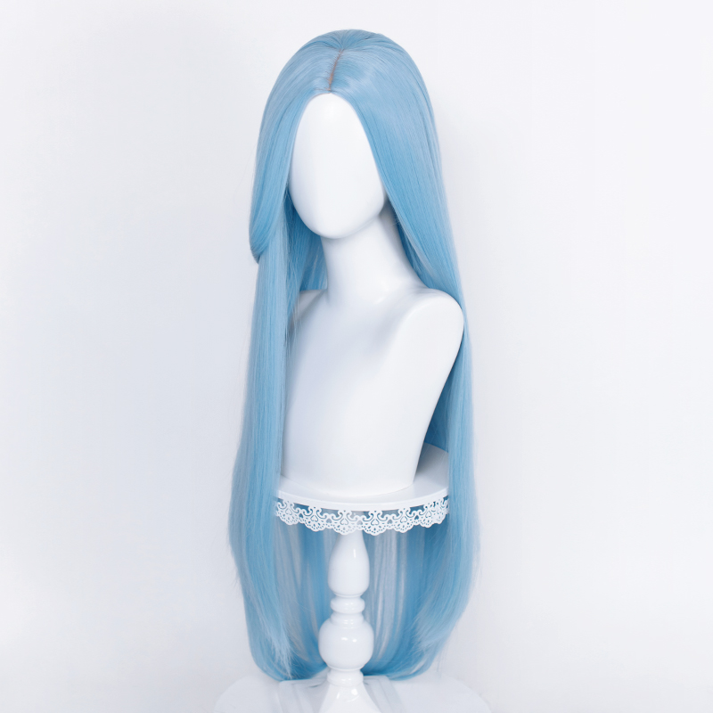 Style 13Diffuse US China branch 1 m long straight 100 cm Polychromatic hair Mother modelling Practice Universal use cos Wigs False hair silica gel scalp top