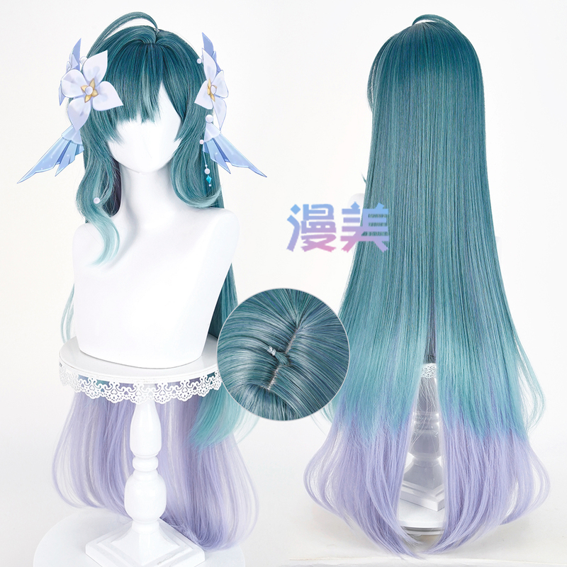 Anime Genshin Impact Vola Nisa Cosplay Wig Scalp Top