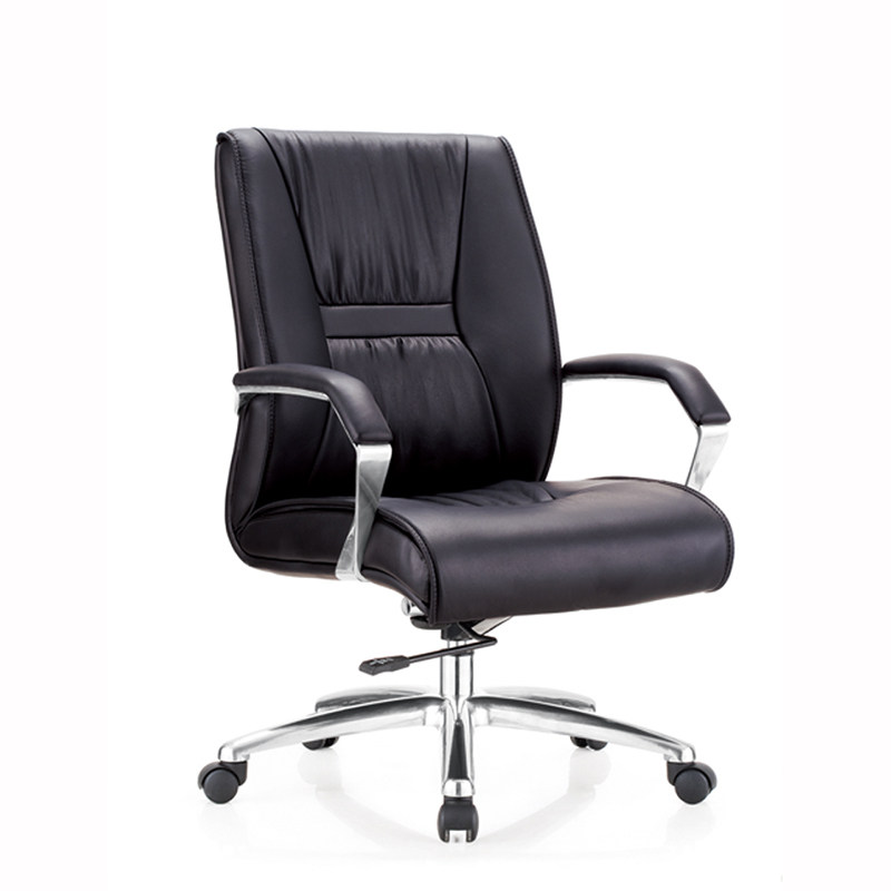 Office Furniture Middle Class Chair Genuine Leather Office Lift Swivel Chair Desk Manager Office Chair Fashion Computer Chair