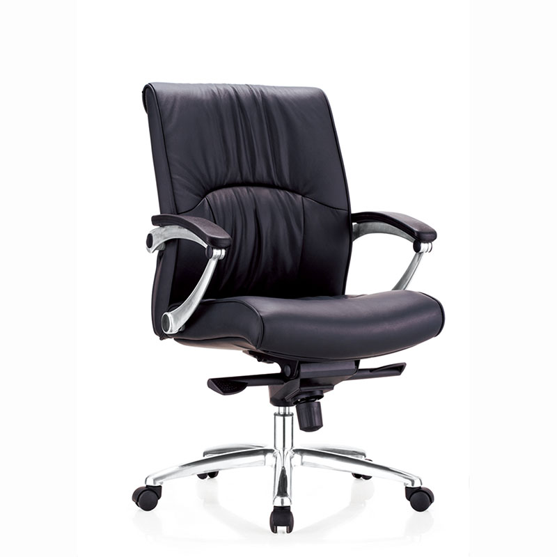 Large Class Chair Upscale Genuine Leather Owner Chair Office Chair Office Chair Bow-type Chair Lift Swivel Chair Body Ergonomic Computer Chair