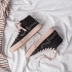 品 加 Giày của phụ nữ Hàn Quốc mới đôi giày cotton màu tím cổ điển giầy bitis nữ Plimsolls