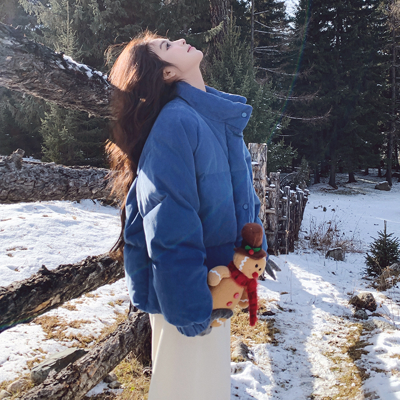 Very Stylish Royal Blue down Jacket for Women, Winter 2026 New Model, Petite Size, 90% White Duck Down, Trendy Thick Coat Very Stylish Royal Blue down Jacket for Women, Winter 2026 New Model, Petite Size, 90% White Duck Down, Trendy Thick Coat