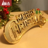 琳杰 Рождество Счастливые слова, рождественская елка украшения рождественская подвеска Рождественский цветок Кольцо кольцо Тенг