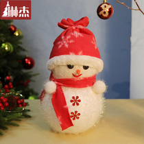 Linj Christmas Snowman Christmas Decorations Shop Window Decoration Pendant Christmas Tree Decorations Hem Cartoon Foam Snowman