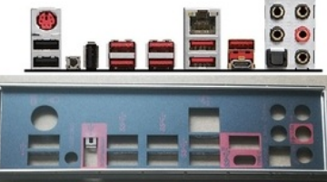 00083 Original Microstar X370 GAMING M7 ACK Motherboard Baffle Baffle Physical Drawing Not Customized