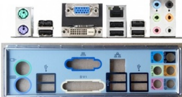 00132 Original Microstar A55M-P35 A75MA-P35 Motherboard Baffle Baffle Physical Drawing Not Customized