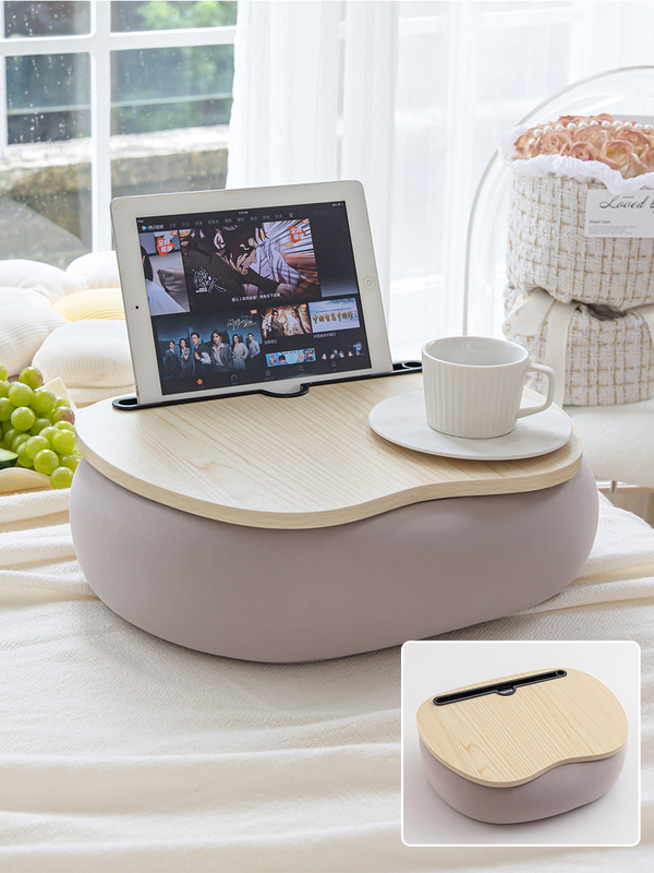 Laptop Magnetic Lap Desk Soft Cushion Tray Table Lazy Knee Bed Computer Desk Cushion Tablet Table Student