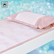 Murojin student ice silk mat set summer mat two-piece set 0 9m foldable bedroom dormitory summer mat