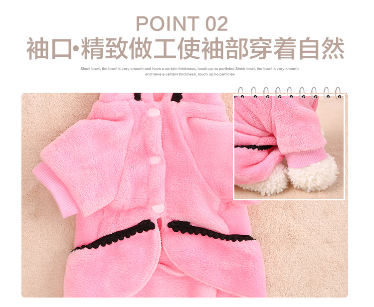 Quần áo chó Teddy quần áo mùa đông và mùa thu đông và mùa đông hơn gấu Pomeranian trang phục chó mèo công chúa thú cưng váy - Quần áo & phụ kiện thú cưng nón cho chó