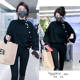 Star's same style, lazy style, versatile casual, warm and thickened black turtleneck pullover sweater for women, trendy