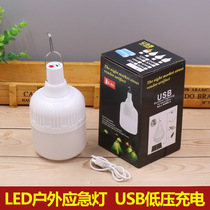 LED charging bulb mobile night market stall household power outage emergency lighting energy-saving lamp bulb 30w40w50 watts