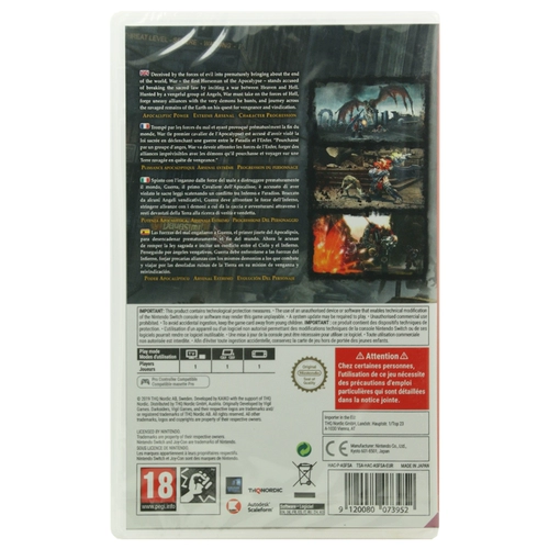 SF SPOT Новое подлинное переключение китайская игра Dark Blood God Version Darksiders NS Game Card