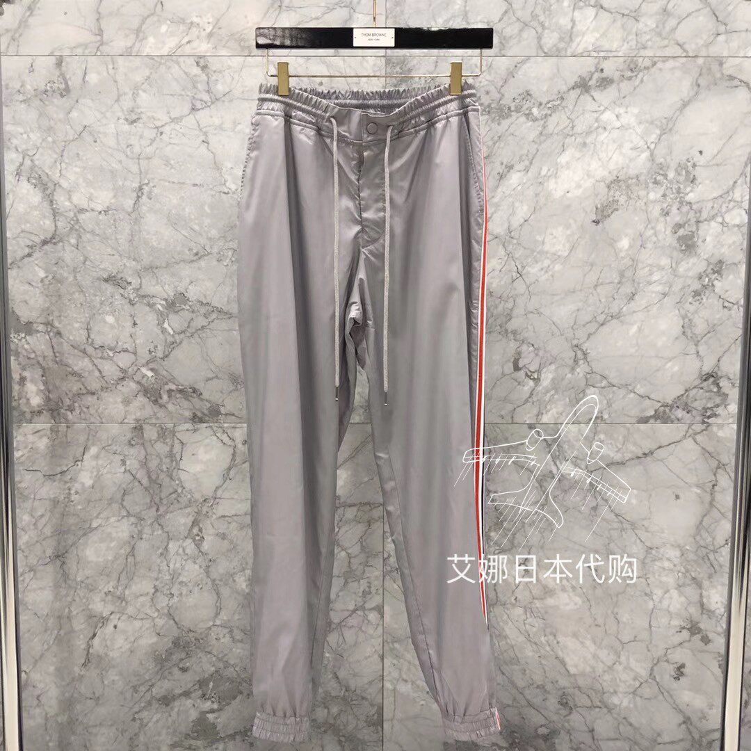 (Aina Day) Thom Browne20 Spring Summer New TB Side Striped Casual Long Pants