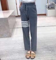 Aina Ridai Thom Brown 20 summer TB four-track bar versatile loose version straight wide leg trousers women