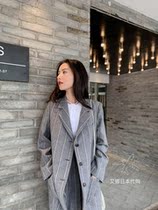 Aina Day Thom Browne suit Wool classic vertical stripe casual temperament suit jacket