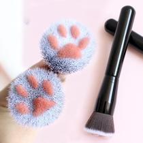 Cat paw loose powder brush Blush brush repair brush Makeup brush Powder brush Setting powder High gloss brush Beauty tools