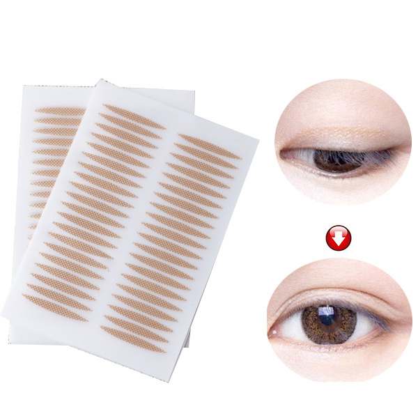 Lace Mesh Olive Shaped Double Eyele Leather Applique NON REFLECTIVE BREATHABLE MEAT COLOR NO-MARK WATERPROOF SUPER STICK INVISIBLE 720 STICKER