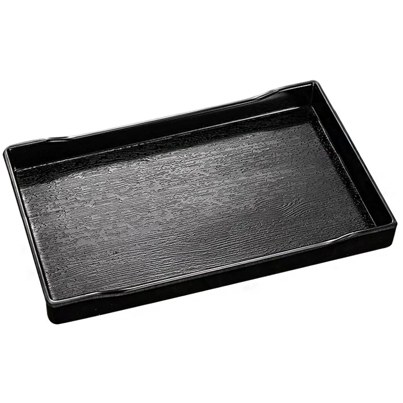 Hotel supplies tray plastic rectangular tea tray hotel commercial tray