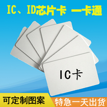  Consumer machine ic color card Contactless card Canteen credit card machine ICID card Food City catering membership card Smart white card