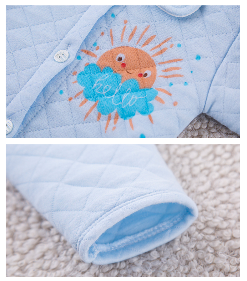 Quần áo trẻ em áo khoác mùa đông dày cotton bộ quà tặng mùa thu và quần áo mùa đông sinh ra trẻ sơ sinh - Bộ quà tặng em bé hộp quà tặng bé trai