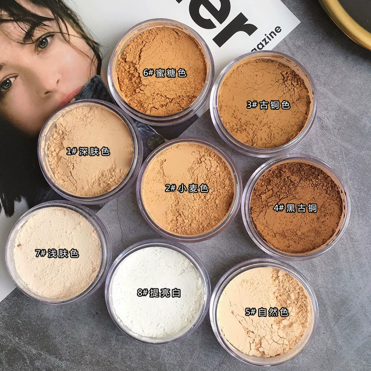 Beauty Black Makeup Wheat Color Powder Bộ phấn trang điểm Nam Lady Shadow Repair Face Repair Powder phấn phủ lancome