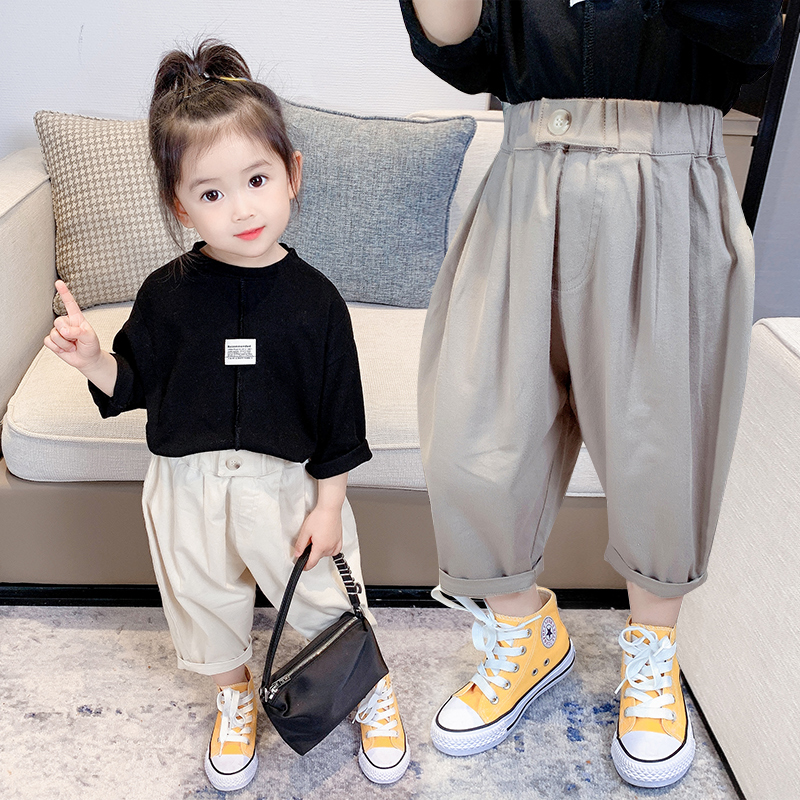 Girl Harlen pants New Child Leisure trousers Girl Baby Spring Fashion Pants