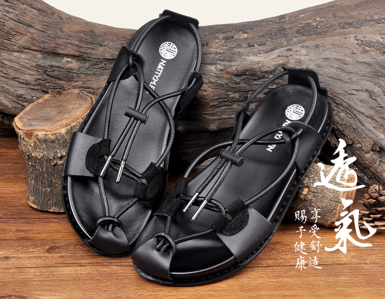 Dép nam mang giày đế mềm La Mã - Sandal giày tây