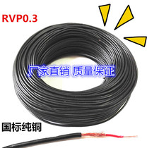 Direct single core shielded wire RVP RVVP1*0 12 0 2 0 3 square single multi-strand power signal line