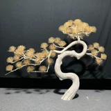 Большое кремовое моделирование сосны кедр Новый китайский ландшафтный зал.