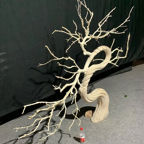 Моделирование формы сухой ветви, приветственное сосновое поддельное дерево Luo Han Songsong Snowfield Крупное декоративное декоративное клубное клуб