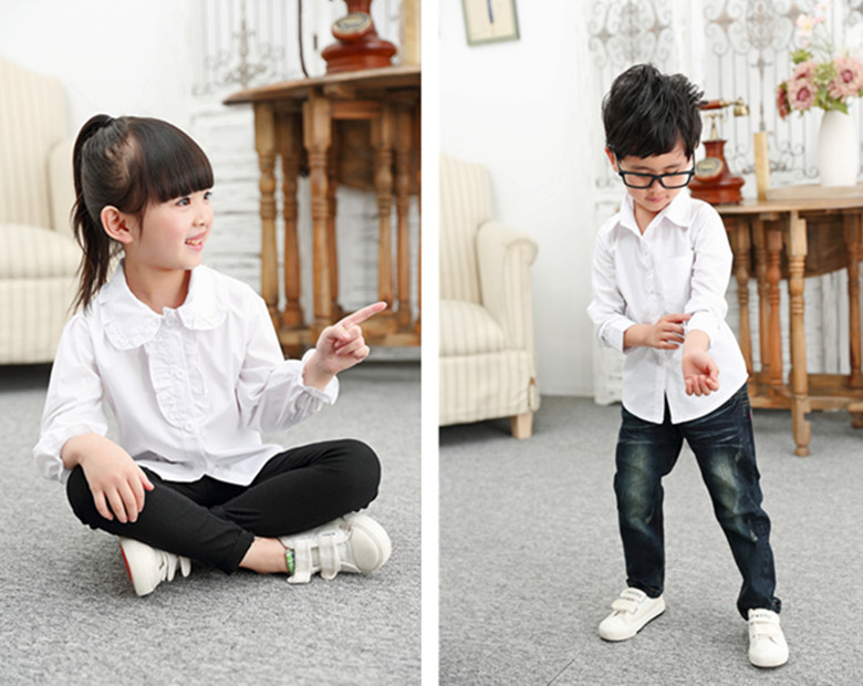 Chemise enfant à manche longue - Ref 2083709 Image 8