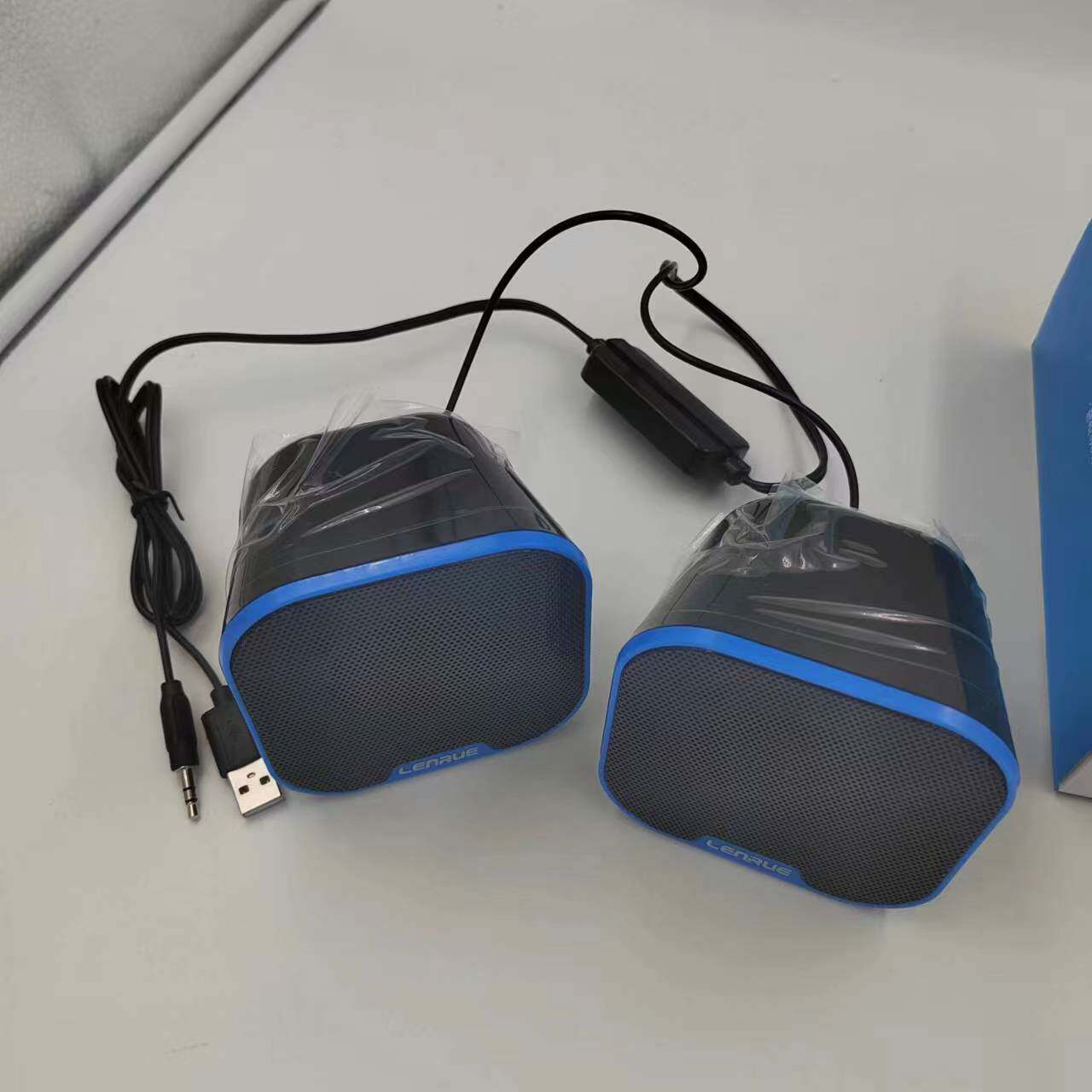 Blue Please S30 Computer Wired Small Speaker Desktop Notebook USB Mini Portable Small Sound Low Sound Gun-Taobao