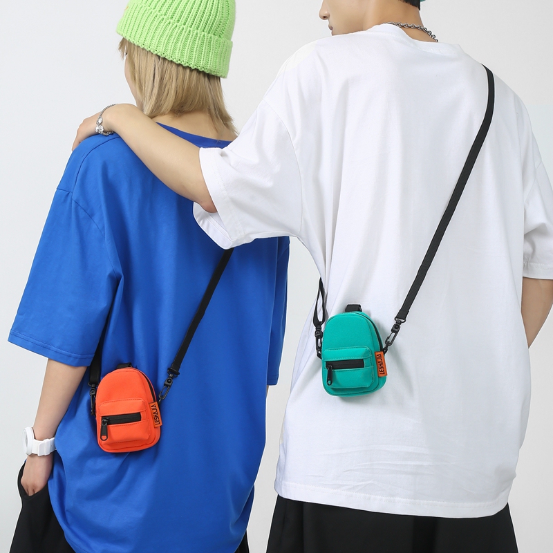 Headphone Bag, Coin Purse, Pendant, Hip-Hop Style, Personalized Small Shoulder Bag, Mini Bag, Key Bag, Card Holder, Trendy Brand Crossbody Bag