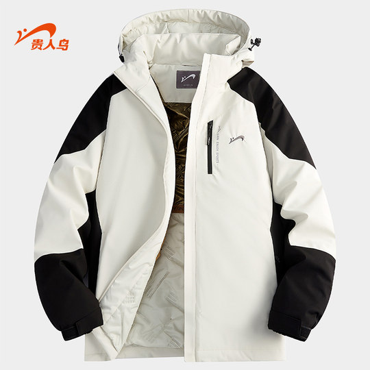 贵人鸟男士棉衣2025冬季新款户外防泼水运动棉服加厚保暖外套男款