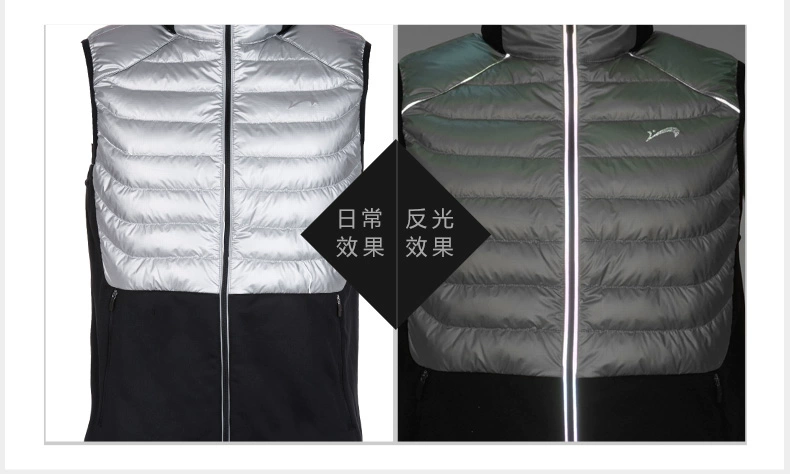 鸟 立 领 Nam thu đông nam thời trang mới vest nam thời trang quần áo cotton ấm áp áo khoác - Áo thể thao áo tank top gym nữ