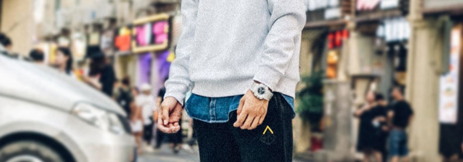 Cao quý nam đan chín quần 2019 mới xuân và thu giữa eo nam dệt kim chín quần - Quần thể thao quan the thao