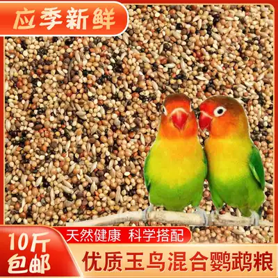 Jade bird Canary colorful bird golden winged bird small parrot special bird food mixed feed 10kg