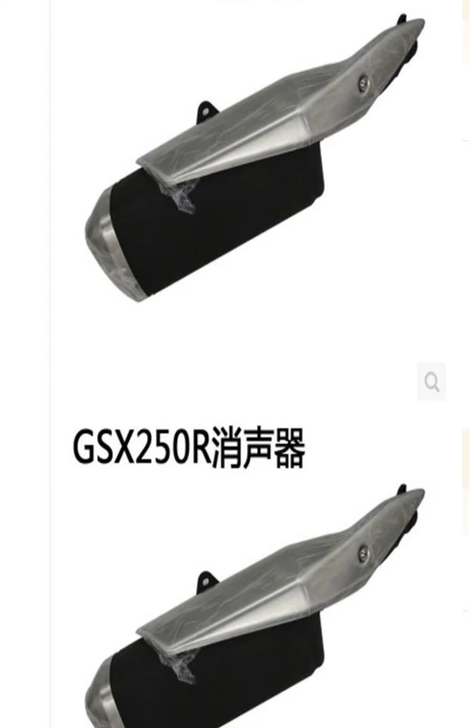 Thích hợp để chạy ống xả GSX250R ống xả bảo vệ tấm giảm thanh lắp ráp ống xả GW250 sửa đổi - Ống xả xe máy