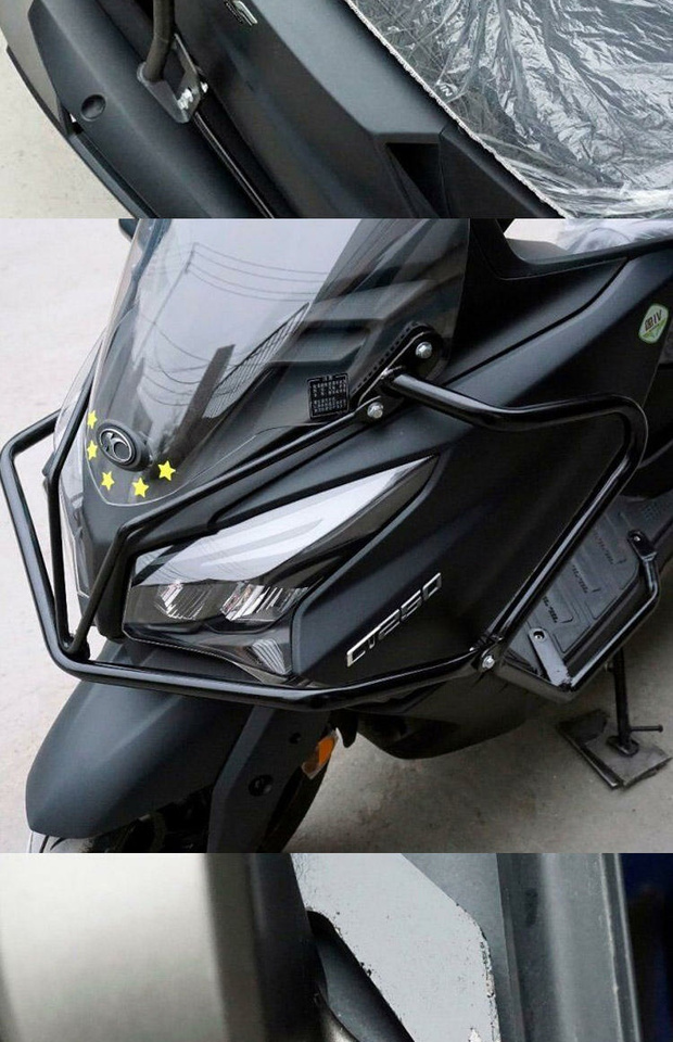 Gwangyang CT250 bên hông hộp phía sau hộp khung SHAD Xiade 39 hộp đuôi 48 tựa lưng sửa đổi khung sườn bên khung - Xe gắn máy phía sau hộp thùng chứa đồ xe máy