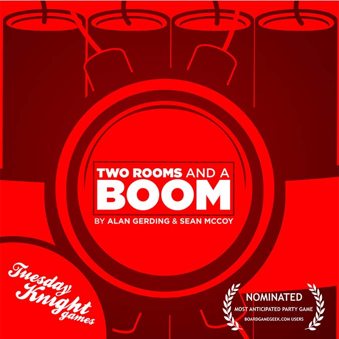 Two Rooms and a Boom, a Multiplayer Party Game, Card Board Game, Chinese Version