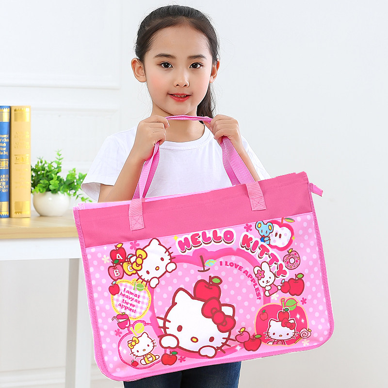 A3 Children's art bag Elementary school student tote bag 8K large capacity tool bag Sketch board backpack bag bag painting bag