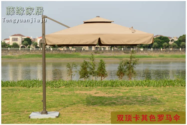 Giải trí ngoài trời dù che nắng ngoài trời ban công ô che nắng Đồ nội thất Quảng Đông đa chức năng gấp ô La ​​Mã ghế cafe ngoài trời
