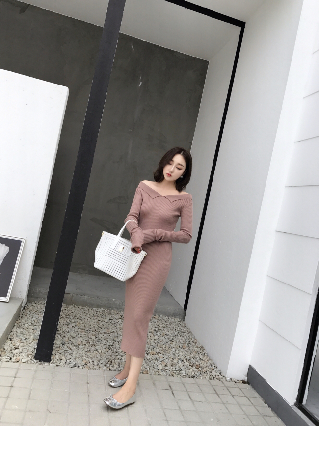 WAV váy dài tay thu đông