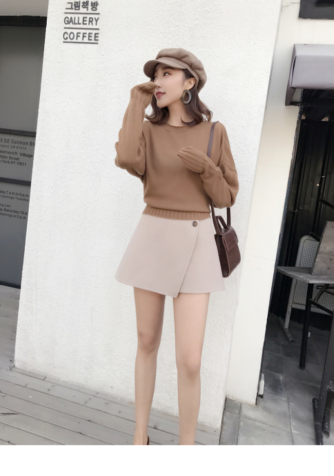 ◆ MMCO ◆ thiết kế cổ tròn thiết kế áo vest sau cardigan nữ